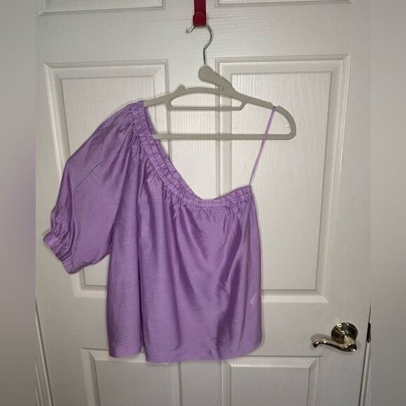 Maeve Leonie one shoulder blouse - Picture 1 of 4